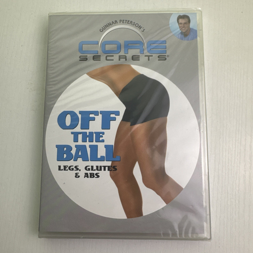 Factory sealed Core Secrets Off the Ball Legs, Glutes and Abs workout DVD featuring Gunnar Peterson