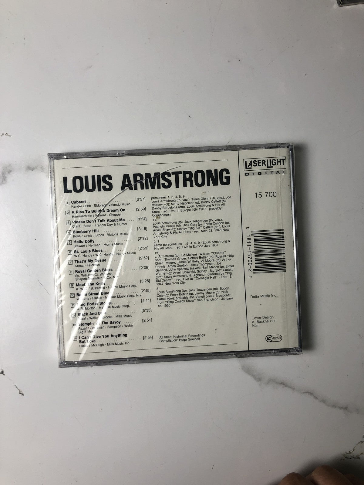 Factory-sealed Louis Armstrong The Jazz Collector Edition CD by LaserLight Digital
