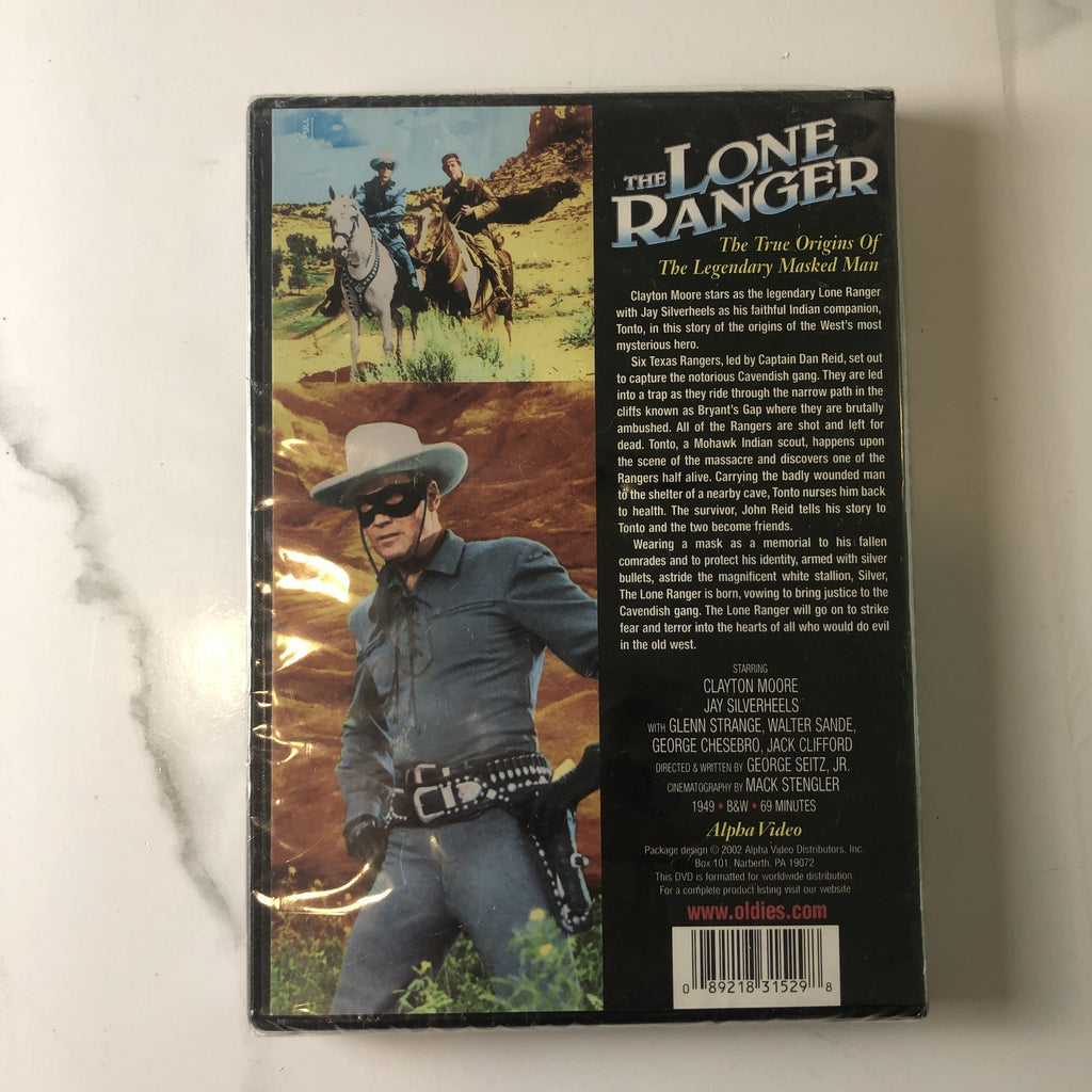 The Lone Ranger True Origins Alpha Video DVD brand new in factory sealed shrink wrap