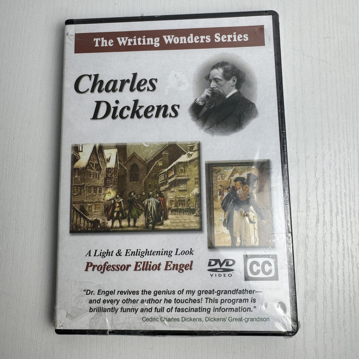 Charles Dickens The Writing Wonders Series DVD featuring Professor Elliot Engel in factory sealed packaging