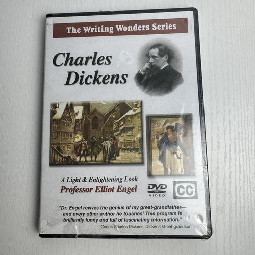 Charles Dickens The Writing Wonders Series DVD featuring Professor Elliot Engel in factory sealed packaging