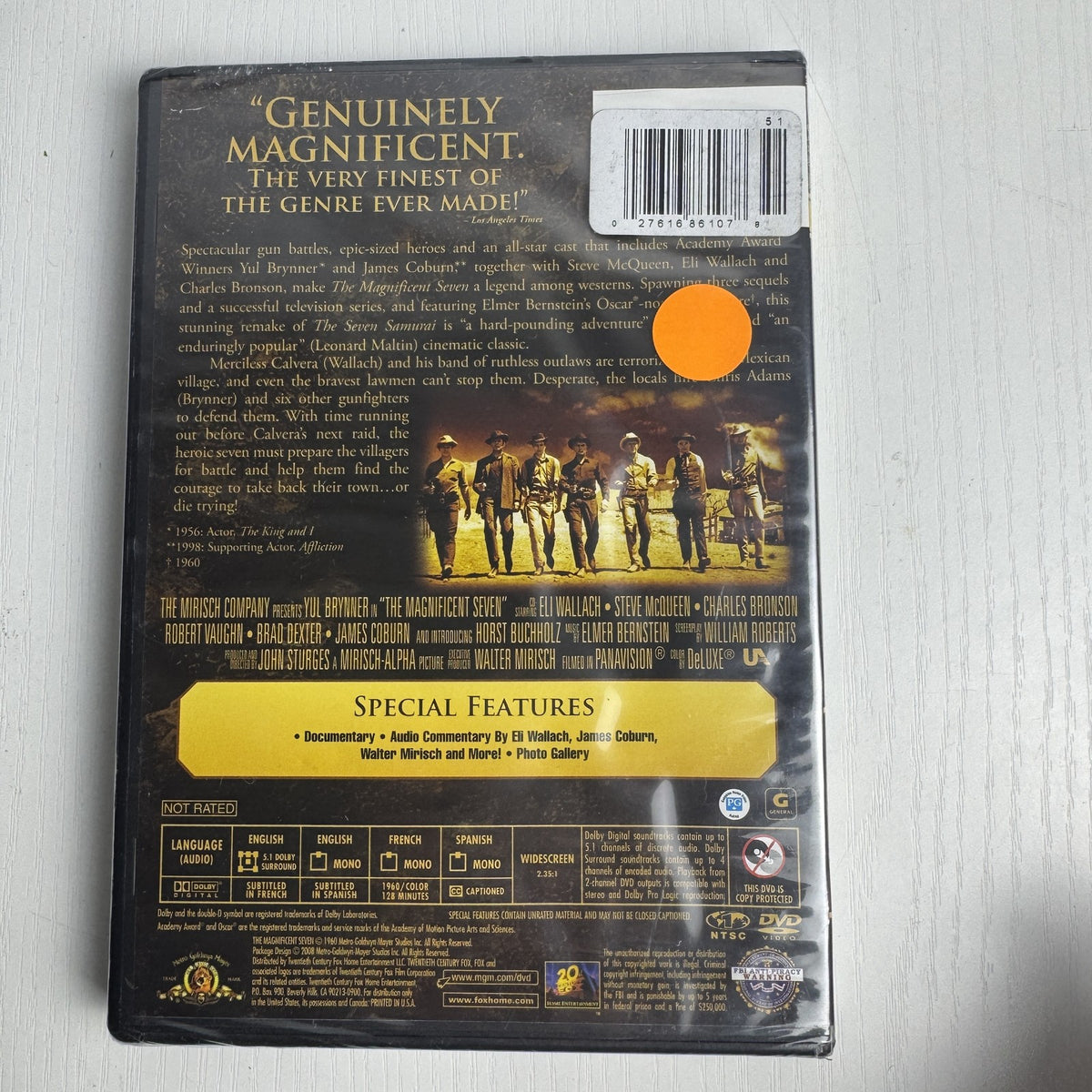MGM The Magnificent Seven Special Edition DVD in factory sealed original packaging