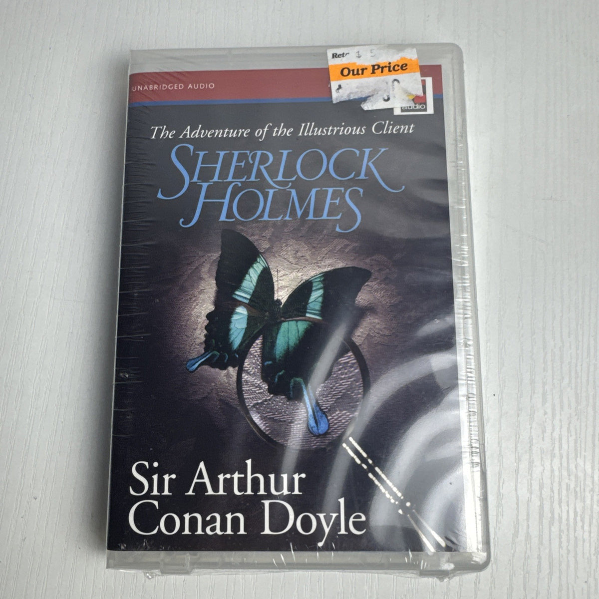 Sealed 1996 Durkin Hayes Sherlock Holmes The Illustrious Client audio cassette tape in clamshell case