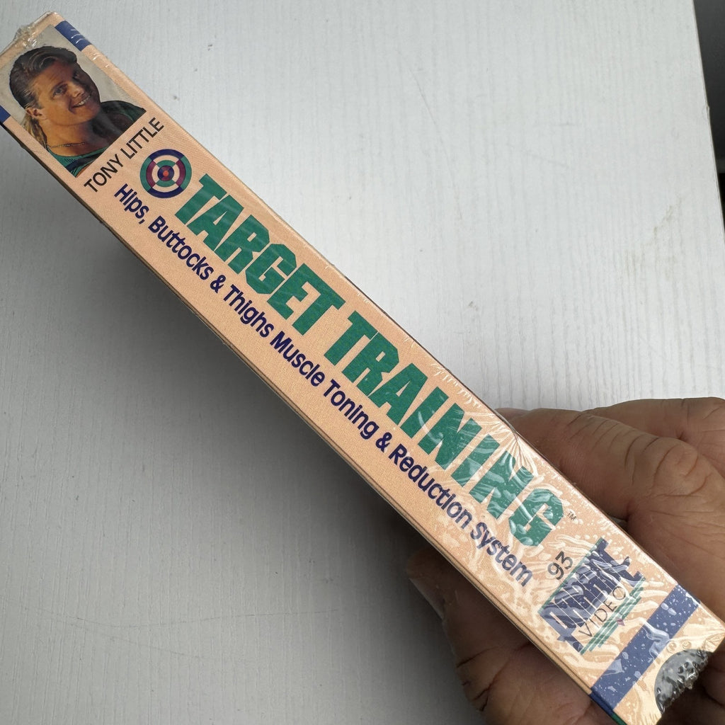 Factory sealed Tony Little Target Training Hips, Buttocks and Thighs 1994 VHS workout tape