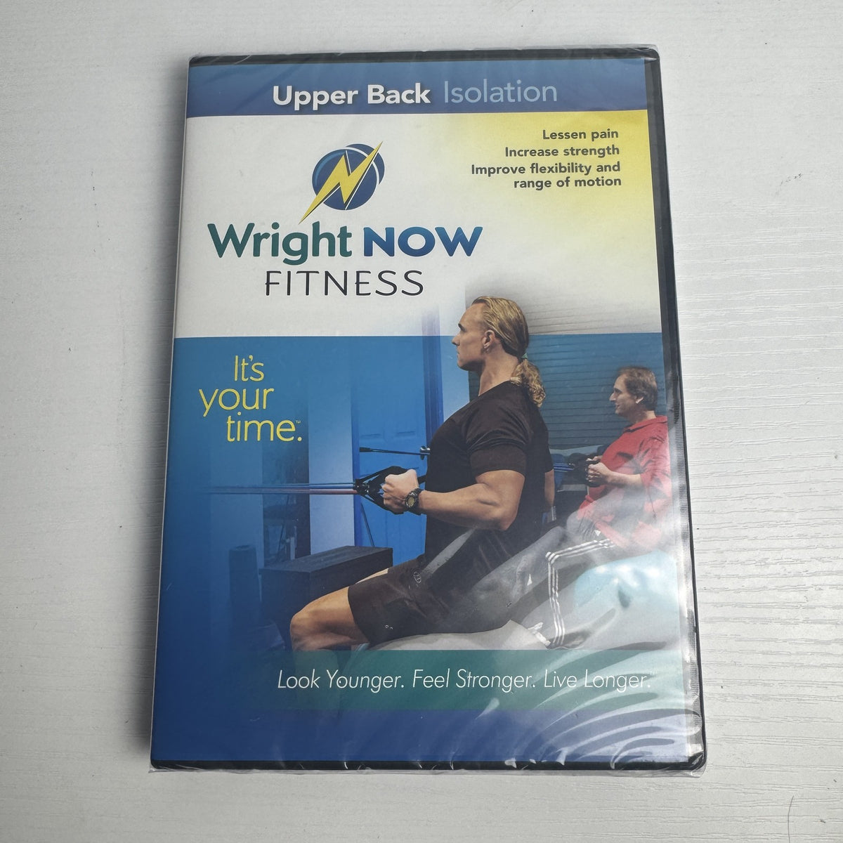 Brand new factory sealed Wright NOW Fitness Upper Back Isolation workout DVD featuring Aaron Wright.