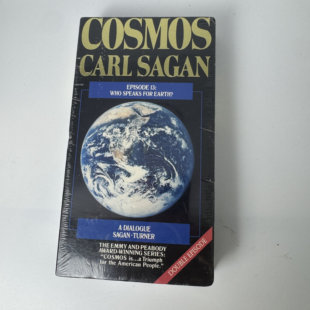 Factory sealed 1989 Cosmos Episode 13 Who Speaks For Earth Carl Sagan VHS tape by Turner Home Entertainment.