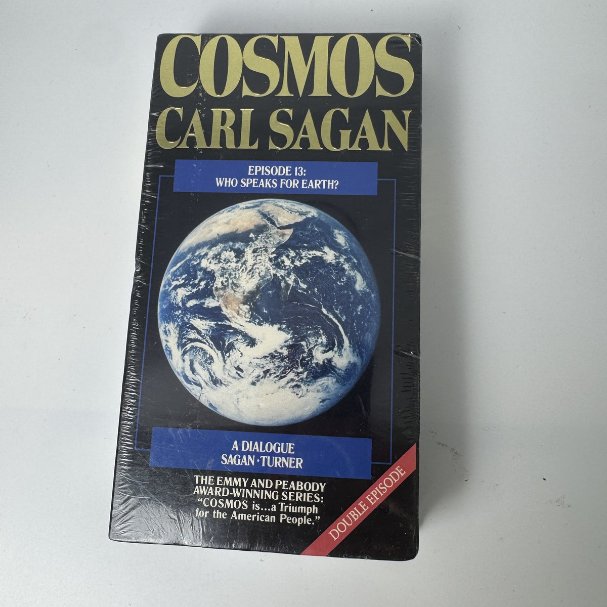Factory sealed 1989 Cosmos Episode 13 Who Speaks For Earth Carl Sagan VHS tape by Turner Home Entertainment.
