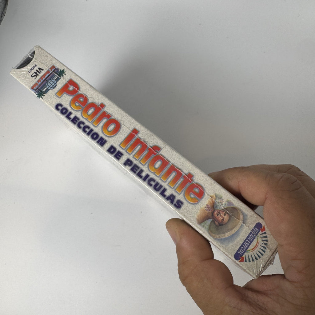 Factory sealed 1995 Pedro Infante Colección de Películas VHS tape by Club Mundial de Video.