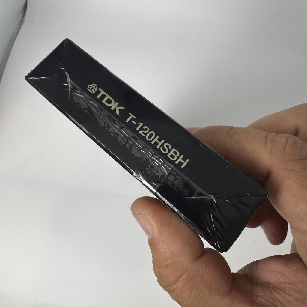 Brand new factory sealed TDK Premium Quality HS T-120 blank VHS tape vintage 1995 made in Japan