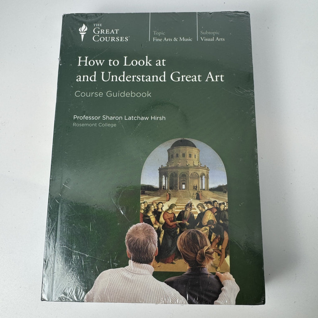 Factory sealed brand new copy of The Great Courses How to Look at and Understand Great Art companion guidebook.