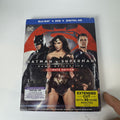 Batman v Superman Dawn of Justice Ultimate Edition Extended Cut Blu-ray and DVD media set cover