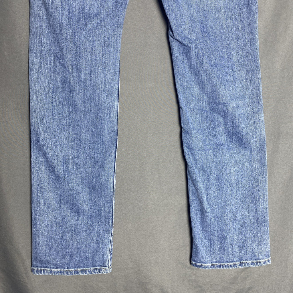 Abercrombie & Fitch Kennan straight leg jeans in light wash blue denim, size 29x28.
